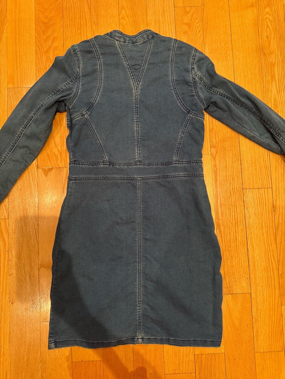 Triple five soul denim stretchy lightweight dress - Picture 12 of 12